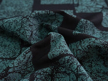 画像をギャラリービューアに読み込む, 洗える着物反物 男物 メンズ フルオーダー仕立て付き 藍 ブルー 石畳 男性・女性兼用 ちりめん地の幅広反物 袷・単衣・羽織に自分サイズお仕立て アンサンブルにも ポリエステル