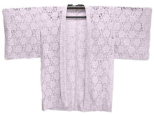 画像をギャラリービューアに読み込む, 着物 レース羽織 薄紫 花柄 Mサイズ ちりよけ レース 羽織 コート 長羽織 カジュアル 春 秋 和装 和服 レディース 女性