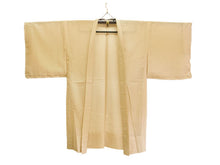 画像をギャラリービューアに読み込む, 洗える羽織 ベージュ 紋紗 ちりよけや春秋の防寒に、軽やかな紗の薄物コート お仕立て済み 長羽織 カジュアル 女性