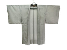 画像をギャラリービューアに読み込む, 洗える羽織 グレー 紋紗 ちりよけや春秋の防寒に、軽やかな紗の薄物コート お仕立て済み 長羽織 カジュアル 女性
