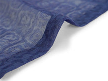 画像をギャラリービューアに読み込む, 洗える羽織 ネイビー 紋紗 ちりよけや春秋の防寒に、軽やかな紗の薄物コート お仕立て済み 長羽織 カジュアル 女性
