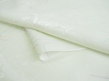 画像をギャラリービューアに読み込む, 長襦袢 洗える 反物 東レ シルック 綸子 薄緑 麻の葉 四季花地紋 フルオーダー 仕立て付き 女性 レディース 襦袢 長襦袢 和装 和服 きもの インナー おしゃれ TORAY sillook