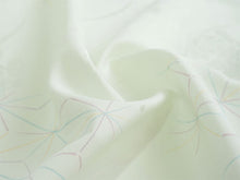 画像をギャラリービューアに読み込む, 長襦袢 洗える 反物 東レ シルック 綸子 薄緑 麻の葉 四季花地紋 フルオーダー 仕立て付き 女性 レディース 襦袢 長襦袢 和装 和服 きもの インナー おしゃれ TORAY sillook