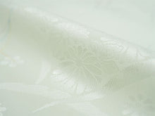 画像をギャラリービューアに読み込む, 長襦袢 洗える 反物 東レ シルック 綸子 薄緑 麻の葉 四季花地紋 フルオーダー 仕立て付き 女性 レディース 襦袢 長襦袢 和装 和服 きもの インナー おしゃれ TORAY sillook