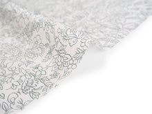 画像をギャラリービューアに読み込む, 長襦袢 洗える 反物 東レ シルック 綸子 ホワイト グレー 更紗 四季花地紋 フルオーダー 仕立て付き 女性 レディース 襦袢 長襦袢 和装 和服 きもの インナー おしゃれ TORAY sillook