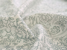 画像をギャラリービューアに読み込む, 長襦袢 洗える 反物 東レ シルック 綸子 ホワイト グレー 更紗 四季花地紋 フルオーダー 仕立て付き 女性 レディース 襦袢 長襦袢 和装 和服 きもの インナー おしゃれ TORAY sillook
