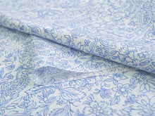 画像をギャラリービューアに読み込む, 長襦袢 洗える 反物 東レ シルック 綸子 ホワイト ブルー 更紗 四季花地紋 フルオーダー 仕立て付き 女性 レディース 襦袢 長襦袢 和装 和服 きもの インナー おしゃれ TORAY sillook