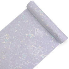 画像をギャラリービューアに読み込む, 長襦袢 洗える 反物 東レ シルック 綸子 薄紫 唐草 四季花地紋 フルオーダー 仕立て付き 女性 レディース 襦袢 長襦袢 和装 和服 きもの インナー おしゃれ TORAY sillook