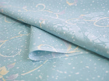 画像をギャラリービューアに読み込む, 長襦袢 洗える 反物 東レ シルック 綸子 ブルー 唐草 四季花地紋 フルオーダー 仕立て付き 女性 レディース 襦袢 長襦袢 和装 和服 きもの インナー おしゃれ TORAY sillook