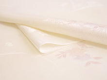 画像をギャラリービューアに読み込む, 長襦袢 洗える 反物 東レ シルック 綸子 オフホワイト ぼかし 桜 四季花地紋 フルオーダー 仕立て付き 女性 レディース 襦袢 長襦袢 和装 和服 きもの インナー おしゃれ TORAY sillook