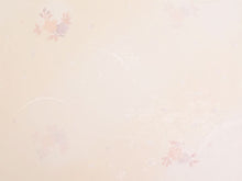 画像をギャラリービューアに読み込む, 長襦袢 洗える 反物 東レ シルック 綸子 オフホワイト ぼかし 桜 四季花地紋 フルオーダー 仕立て付き 女性 レディース 襦袢 長襦袢 和装 和服 きもの インナー おしゃれ TORAY sillook