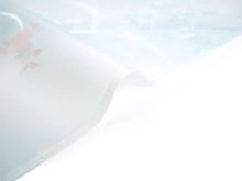 画像をギャラリービューアに読み込む, 長襦袢 洗える 反物 東レ シルック 綸子 ペールブルー ぼかし 桜 四季花地紋 フルオーダー 仕立て付き 女性 レディース 襦袢 長襦袢 和装 和服 きもの インナー おしゃれ TORAY sillook