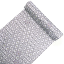 画像をギャラリービューアに読み込む, 洗える着物 小紋 反物 東レシルック フルオーダー仕立て付 グレー 亀甲 花 大久保信子流きもの ぴったり自分サイズにお仕立てで着姿きれい 袷も単衣もオールシーズン対応