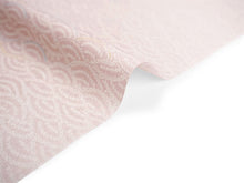 画像をギャラリービューアに読み込む, 洗える着物 小紋 反物 東レシルック フルオーダー仕立て付 ピンク 波 大久保信子流きもの ぴったり自分サイズにお仕立てで着姿きれい 袷も単衣もオールシーズン対応