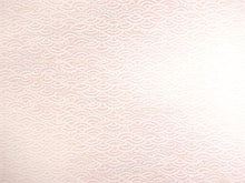 画像をギャラリービューアに読み込む, 洗える着物 小紋 反物 東レシルック フルオーダー仕立て付 ピンク 波 大久保信子流きもの ぴったり自分サイズにお仕立てで着姿きれい 袷も単衣もオールシーズン対応