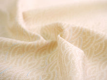 画像をギャラリービューアに読み込む, 洗える着物 小紋 反物 東レシルック フルオーダー仕立て付 ベージュ 波 大久保信子流きもの ぴったり自分サイズにお仕立てで着姿きれい 袷も単衣もオールシーズン対応