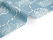 画像をギャラリービューアに読み込む, 洗える着物 小紋 反物 東レシルック フルオーダー仕立て付 ブルーグレー 市松 柳 大久保信子流きもの ぴったり自分サイズにお仕立てで着姿きれい 袷も単衣もオールシーズン対応