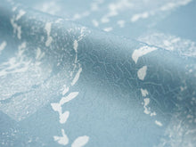 画像をギャラリービューアに読み込む, 洗える着物 小紋 反物 東レシルック フルオーダー仕立て付 ブルーグレー 市松 柳 大久保信子流きもの ぴったり自分サイズにお仕立てで着姿きれい 袷も単衣もオールシーズン対応