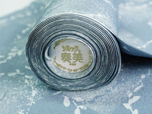 画像をギャラリービューアに読み込む, 洗える着物 小紋 反物 東レシルック フルオーダー仕立て付 ブルーグレー 市松 柳 大久保信子流きもの ぴったり自分サイズにお仕立てで着姿きれい 袷も単衣もオールシーズン対応