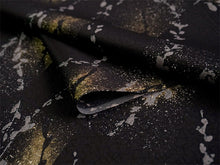 画像をギャラリービューアに読み込む, 洗える着物 小紋 反物 東レシルック フルオーダー仕立て付 ブラック 市松 柳 大久保信子流きもの ぴったり自分サイズにお仕立てで着姿きれい 袷も単衣もオールシーズン対応