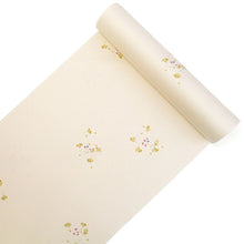 画像をギャラリービューアに読み込む, 洗える着物 小紋 反物 東レシルック フルオーダー仕立て付 ベージュ 銀杏 美しいキモノ掲載 ぴったり自分サイズにお仕立てで着姿きれい 袷も単衣もオールシーズン対応