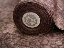 画像をギャラリービューアに読み込む, 洗える着物 小紋 反物 東レシルック フルオーダー仕立て付 ブラウン リーフ 美しいキモノ掲載 ぴったり自分サイズにお仕立てで着姿きれい 袷も単衣もオールシーズン対応