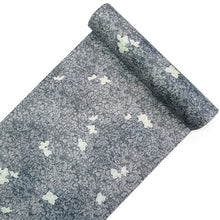 画像をギャラリービューアに読み込む, 洗える着物 小紋 反物 東レシルック フルオーダー仕立て付 グレー リーフ 美しいキモノ掲載 ぴったり自分サイズにお仕立てで着姿きれい 袷も単衣もオールシーズン対応