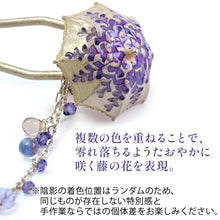 画像をギャラリービューアに読み込む, 髪飾り かんざし 簪 藤傘 藤の花 SUU 髪留め 個性が光る数-SUU-の簪 リアルな出来栄え ギフトにも 日本製