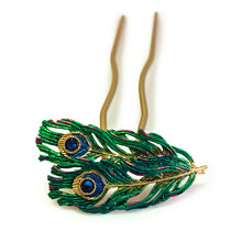 画像をギャラリービューアに読み込む, 髪飾り かんざし 簪 孔雀の羽根 SUU 髪留め 個性が光る数-SUU-の簪 リアルな出来栄え ギフトにも 日本製