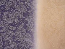 画像をギャラリービューアに読み込む, 絹 帯揚げ帯締めセット フォーマル向き 帯あげ(ベージュ×パープル ぼかし若松柄) 丹後ちりめん 平組 帯〆 (カーキイエロー) 和装小物 レディース