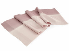 画像をギャラリービューアに読み込む, 正絹 帯揚げ帯締めセット フォーマル向き 帯あげ(ピンク×紫 ぼかし麻の葉と縞柄) 丹後ちりめん 平組 帯〆 (ボルドー) 和装小物 レディース