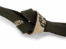 画像をギャラリービューアに読み込む, 正絹 帯揚げ帯締めセット フォーマル向き 帯あげ(グレー ぼかし麻の葉と縞柄) 丹後ちりめん 平組 帯〆 (チャコール) 和装小物 レディース