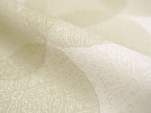 画像をギャラリービューアに読み込む, 正絹 帯揚げ帯締めセット フォーマル向き 帯あげ(モスグリーン× 七宝柄) 丹後ちりめん 平組 帯〆 (カーキ) 和装小物 レディース