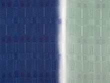 画像をギャラリービューアに読み込む, 正絹 帯揚げ帯締めセット フォーマル向き 帯あげ(ブルー×緑 チェック柄) 丹後ちりめん 平組 帯〆 (アイスグリーン) 和装小物 レディース