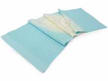 画像をギャラリービューアに読み込む, 正絹 帯揚げ帯締めセット フォーマル向き 帯あげ(ブルー×ブラウン 縞に唐草柄) 平組 帯〆 (水色) 和装小物 レディース