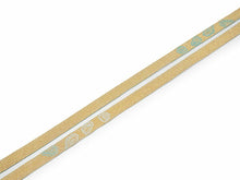 画像をギャラリービューアに読み込む, 正絹 帯揚げ帯締めセット フォーマル向き 帯あげ(ブルー×ブラウン 縞に唐草柄) 平組 帯〆 (水色) 和装小物 レディース