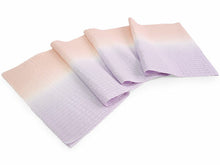 画像をギャラリービューアに読み込む, 正絹 帯揚げ帯締めセット フォーマル向き 帯あげ(薄ピンク×薄紫 ぼかし格子柄) 平組 帯〆 (ピンク) 和装小物 レディース