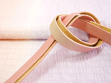 画像をギャラリービューアに読み込む, 正絹 帯揚げ帯締めセット フォーマル向き 帯あげ(薄ピンク×薄紫 ぼかし格子柄) 平組 帯〆 (ピンク) 和装小物 レディース