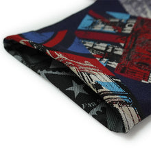 画像をギャラリービューアに読み込む, 半幅帯 リバーシブル nico 紺地 ロンドン LONDON 長尺 半巾帯 wakka 小袋 おしゃれ 日本製 帯 着物 カジュアル 普段着 モダン