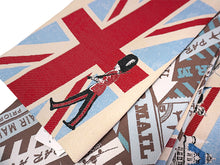 画像をギャラリービューアに読み込む, 半幅帯 リバーシブル nico ベージュ地 ロンドン LONDON 長尺 半巾帯 wakka 小袋 おしゃれ 日本製 帯 着物 カジュアル 普段着 モダン