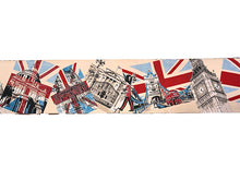 画像をギャラリービューアに読み込む, 半幅帯 リバーシブル nico ベージュ地 ロンドン LONDON 長尺 半巾帯 wakka 小袋 おしゃれ 日本製 帯 着物 カジュアル 普段着 モダン