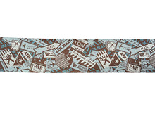 画像をギャラリービューアに読み込む, 半幅帯 リバーシブル nico ベージュ地 ロンドン LONDON 長尺 半巾帯 wakka 小袋 おしゃれ 日本製 帯 着物 カジュアル 普段着 モダン