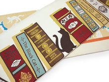 画像をギャラリービューアに読み込む, 半幅帯 リバーシブル nico オフホワイト地 猫の古本屋 長尺 半巾帯 wakka 小袋 おしゃれ 日本製 帯 着物 カジュアル 普段着 モダン