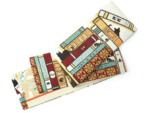 画像をギャラリービューアに読み込む, 半幅帯 リバーシブル nico オフホワイト地 猫の古本屋 長尺 半巾帯 wakka 小袋 おしゃれ 日本製 帯 着物 カジュアル 普段着 モダン