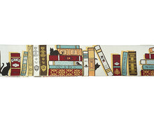 画像をギャラリービューアに読み込む, 半幅帯 リバーシブル nico オフホワイト地 猫の古本屋 長尺 半巾帯 wakka 小袋 おしゃれ 日本製 帯 着物 カジュアル 普段着 モダン