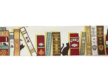 画像をギャラリービューアに読み込む, 半幅帯 リバーシブル nico オフホワイト地 猫の古本屋 長尺 半巾帯 wakka 小袋 おしゃれ 日本製 帯 着物 カジュアル 普段着 モダン