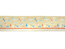 画像をギャラリービューアに読み込む, 半幅帯 リバーシブル nico オフホワイト地 猫の古本屋 長尺 半巾帯 wakka 小袋 おしゃれ 日本製 帯 着物 カジュアル 普段着 モダン