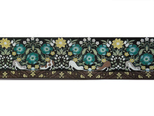 画像をギャラリービューアに読み込む, 半幅帯 リバーシブル nico 黒地 Cats away 長尺 半巾帯 wakka 小袋 おしゃれ 日本製 帯 着物 カジュアル 普段着 猫 花 ネコ モダン