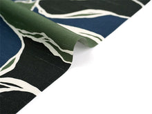 画像をギャラリービューアに読み込む, 洗える 着物 反物 紬風 レディース セミオーダー 仕立て付 緑 ブラック 猫 迷彩 XS S M L XL 袷 単衣 テイジン素材 NKF エヌケーエフ 和装 和服 女性 小紋 きもの 羽織 コート ポリエステル