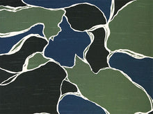 画像をギャラリービューアに読み込む, 洗える 着物 反物 紬風 レディース セミオーダー 仕立て付 緑 ブラック 猫 迷彩 XS S M L XL 袷 単衣 テイジン素材 NKF エヌケーエフ 和装 和服 女性 小紋 きもの 羽織 コート ポリエステル